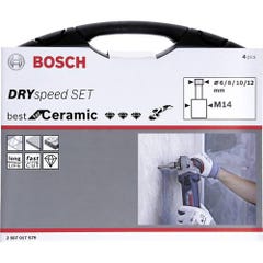 Bosch Accessories Dry Speed 2607017579 Jeu de forets diamantés à sec 4 pièces 4 parties