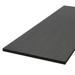Tablette mélaminé Elegant Black 1200 x 300 x 18 mm . - PEFC 70% 1