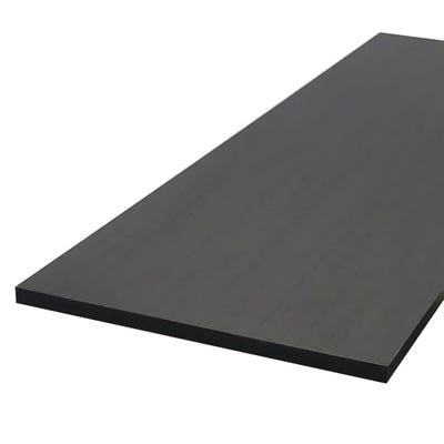 Tablette mélaminé Elegant Black 1200 x 300 x 18 mm . - PEFC 70% 1