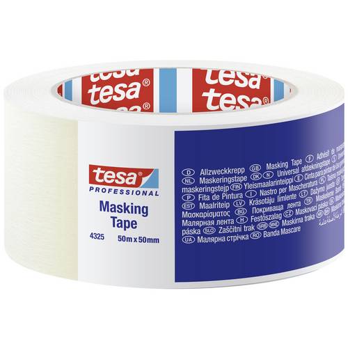 tesa STANDARD 04325-00004-01 Bande de masquage tesa® Professional beige (L x l) 50 m x 50 mm 1 pc(s)