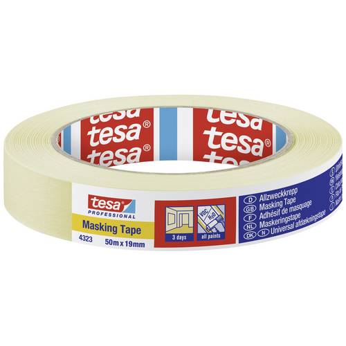Bande De Masquage Tesa 04323-00040-00 Tesa® Krepp Beige (l X L) 50 M X 19 Mm 1 Pc(s)