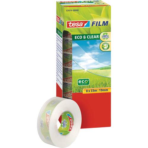 tesa 57074-00000-01 tesafilm Eco & Clear transparent (L x l) 33 m x 19 mm 8 pc(s)