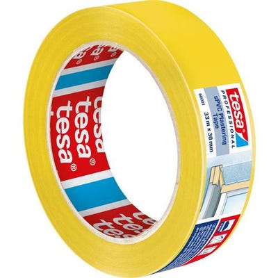 tesa SPVC 66001-00000-00 Bande adhésive de plâtrage tesa® Professional jaune (L x l) 33 m x 30 mm 1 pc(s)