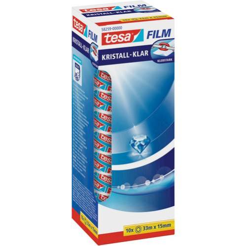 tesa 58259-00000-00 tesafilm Transparent transparent (L x l) 33 m x 15 mm 10 pc(s)