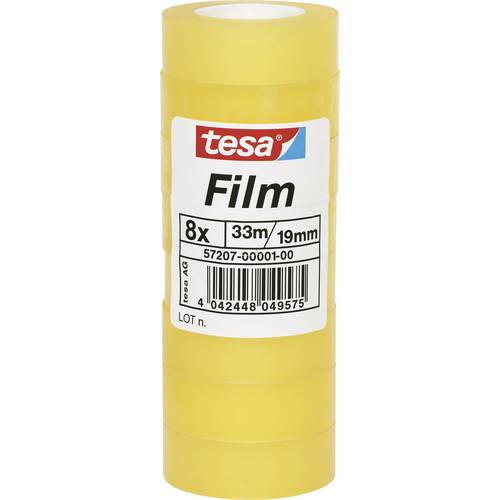tesa 57207-00001-01 tesafilm Standard transparent (L x l) 33 m x 19 mm 8 pc(s)