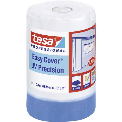 tesa 04411-00002-00 Film de masquage tesa Easy Cover® bleu (L x l) 33 m x 55 cm 1 pc(s)