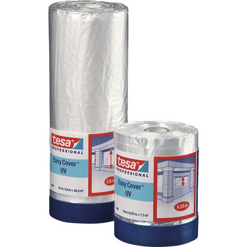 Film de masquage tesa Easy Cover® 4369 tesa 04369-00011-01 transparent (L x l) 14 m x 1.80 m caoutchouc 1 pc(s)