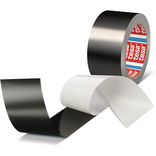 tesa 50577-00000-01 Ruban adhésif aluminium noir (mat) (L x l) 25 m x 50 mm 1 pc(s)