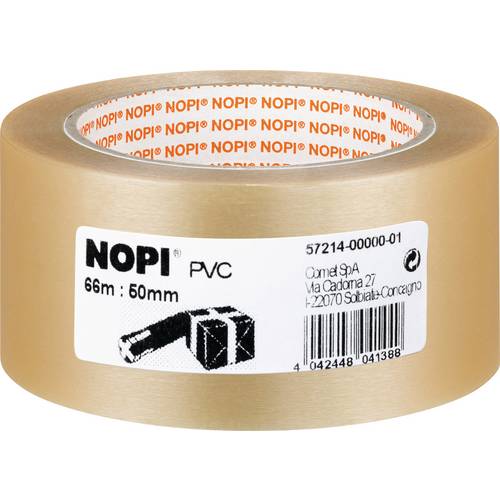 Bande demballage Nopi 57214-00000-01 transparent (L x l) 66 m x 50 mm acrylique 1 pc(s)