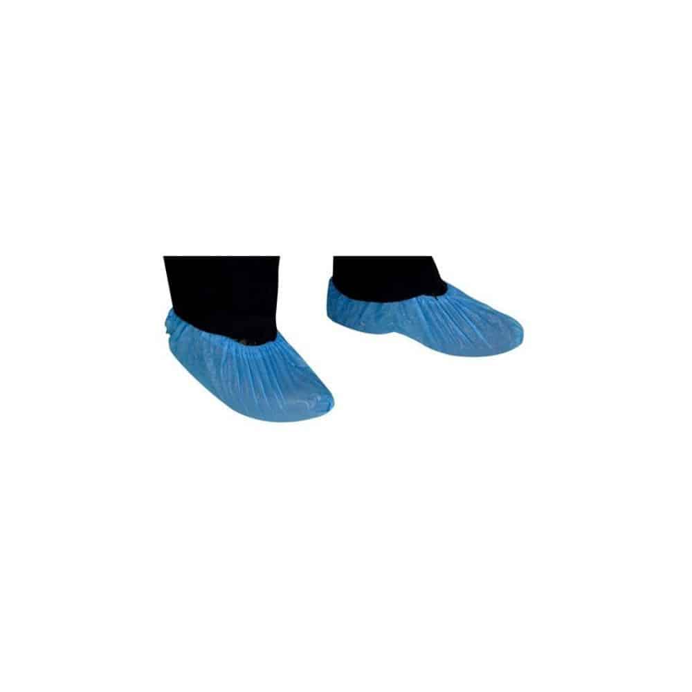 Coverguard - Couvre-chaussures bleu en polyéthylène (Pack de 100) - Bleu - Unique 0
