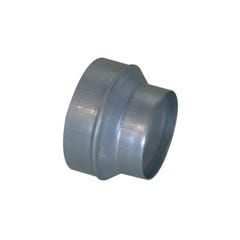 Réduction conique galva - RCC ⌀125/80 ALDES - 11093502 Permet le raccordement de gaines de ventilation diamètre 125 en 80 0