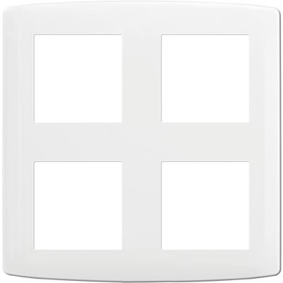 Plaque de finition polycarbonate - 2x2 postes - ESPRIT Blanc 0