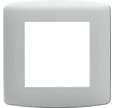 Plaque de finition polycarbonate - 1 poste - ESPRIT Couleur Silver