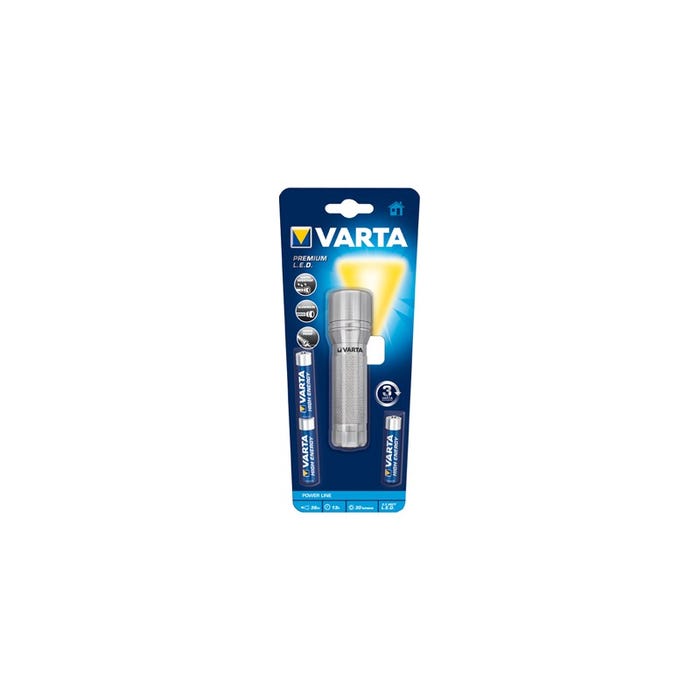 Lampe Torche Premium LED Light - 3 AAA Incluses - Varta - 17634101421 - 0