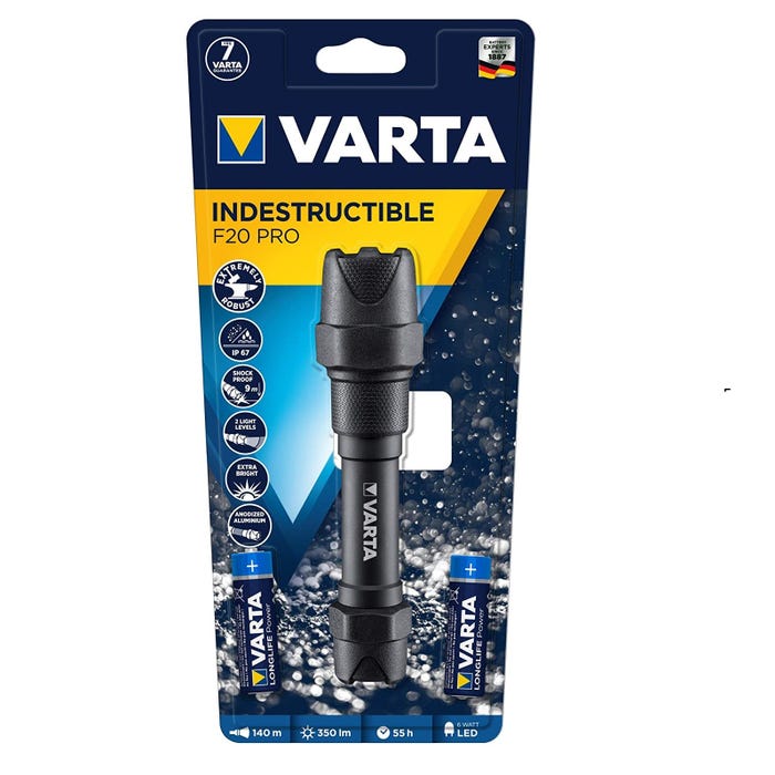 Torche-VARTA-Indestructible F20 Pro-350 lm - VARTA 6
