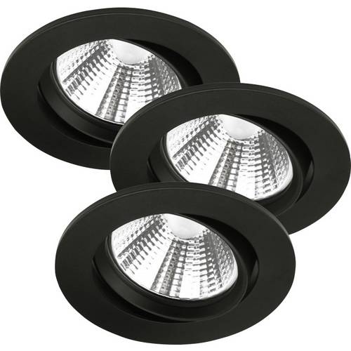 Nordlux Freemont 47580103 Luminaire À Led Encastrable Jeu De 3 16.5 W Blanc Chaud Noir