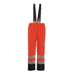 Pantalon pluie HARBOR orange HV/marine - COVERGUARD - Taille 2XL 2