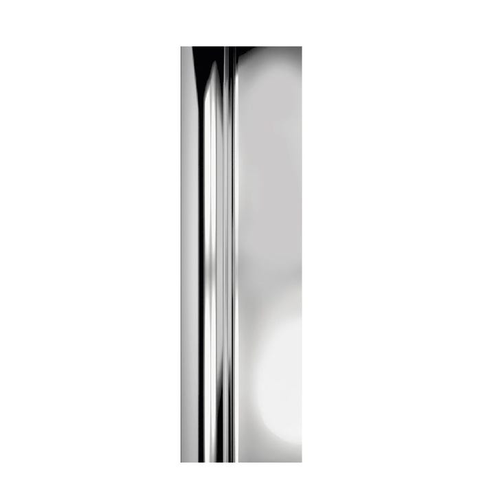 Schulte paroi de douche acces d'angle droit avec portes de douche coulissantes, 80 x 80 x 190 cm, 5 mm, verre transparent, aspect chromé, Sunny 2