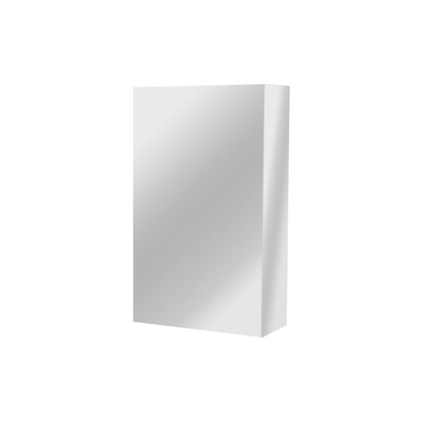 Armoire de toilette OSLO 40cm - 1 porte avec miroir - blanc 0