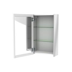 Armoire de toilette OSLO 40cm - 1 porte avec miroir - blanc 3