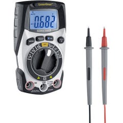 Laserliner Digital-Multimeter Pocket XP 600V, 0,4-400mA, 400Ohm-40MOhm Multimètre numérique CAT III 600 V, CAT IV 600 V