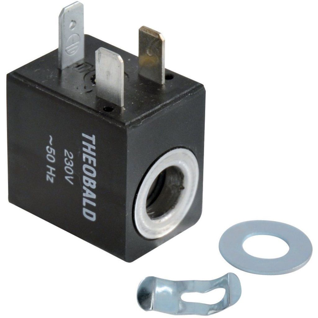 Bobine D'electrovanne Gaz Avec Clips Pour Bloc Bf885, Frisquet, Ref. F3aa40136