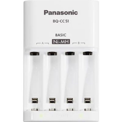 Chargeur de piles rondes NiMH Panasonic BQ-CC51 2