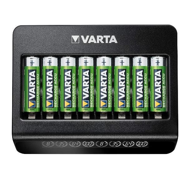Chargeur de piles rondes LR03 (AAA), LR6 (AA) NiMH Varta LCD Multi Charger+ 3