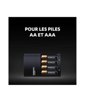 Chargeur de piles DURACELL AA/AAA x2 + Chargeur CEF14 1