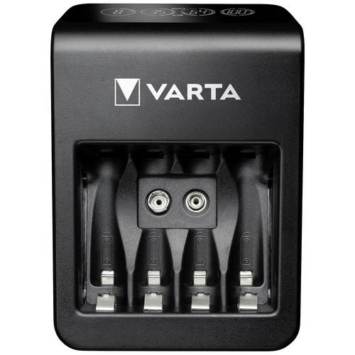 Chargeur de piles rondes Varta LCD Plug Charger+ 4x 56706 avec accus NiMH LR03 (AAA), LR6 (AA), 6LR61 (9 V) 2