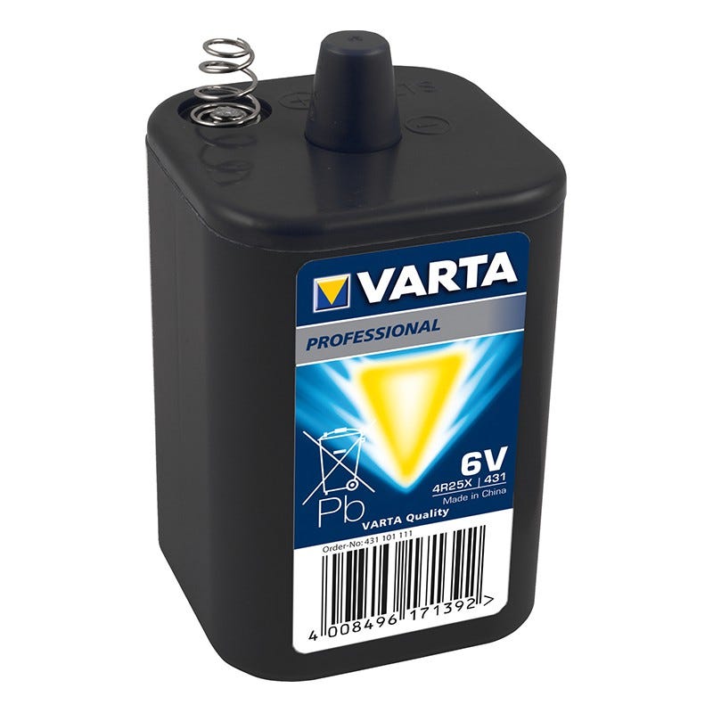VARTA Pile 6V 4R25, 10Ah, chloride de zinc 0