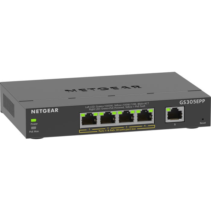 Switch Netgear GS305EPP-100PES 4