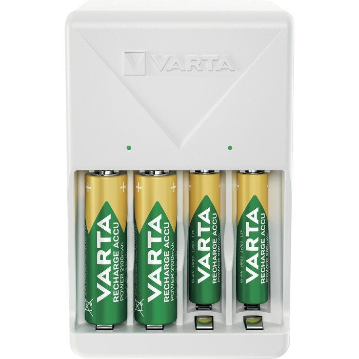 Chargeur pile VARTA plug pour 4 piles AAA/AA - BRICODEAL TORRO - 57_657_101_451 0