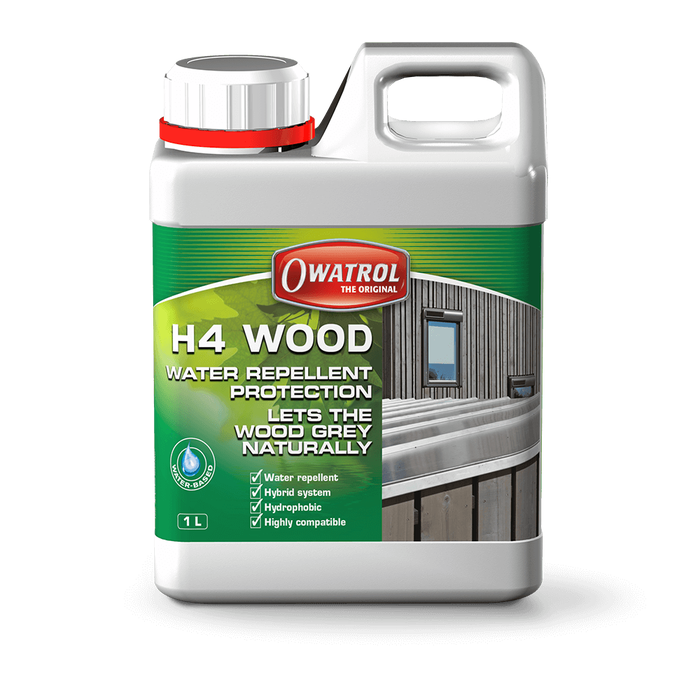 H4 Wood - Hydrofuge incolore de nouvelle génération - Owatrol Pro - 1 L 1