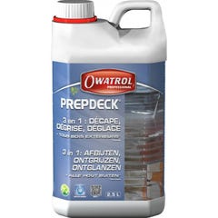 Prepdeck - Décapant - Nettoyant pour bois extérieurs - Owatrol Pro - 1 L 0