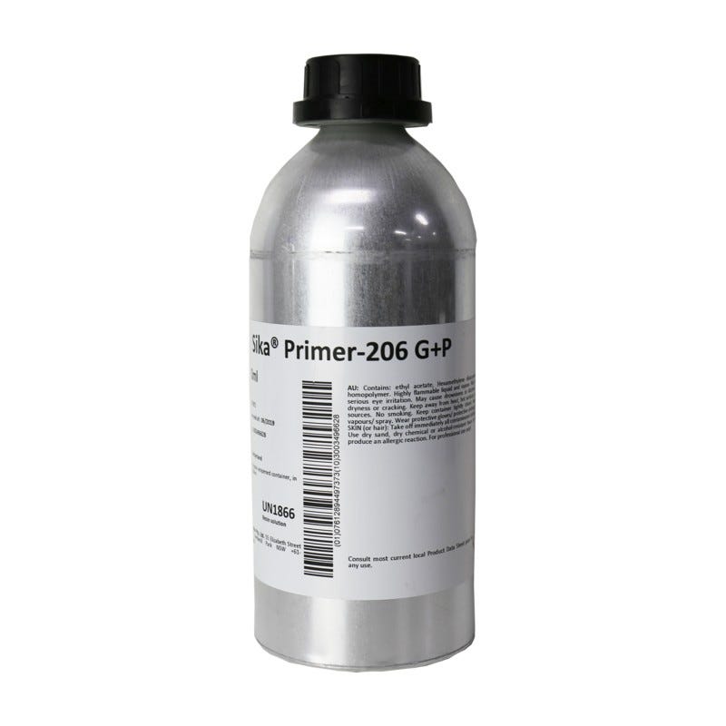Sika Primer-206 G+P - Primaire pour verre, laque, plastiques, aluminium et inox - Sika - 1 L Noir 0