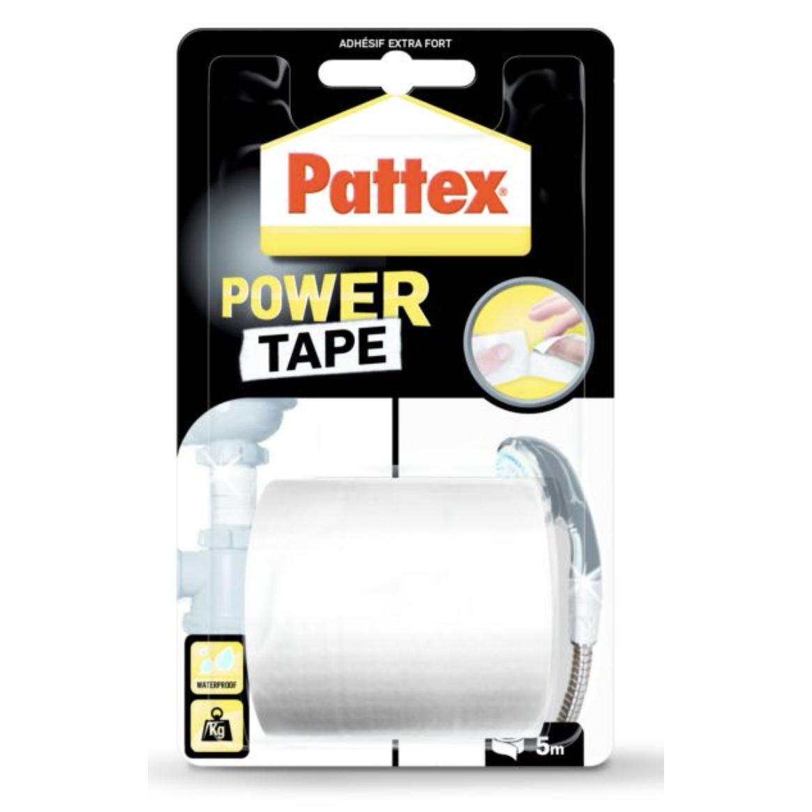 Adhésif Power Tape Maison blanc 5cmx5ml PATTEX-2301629 0