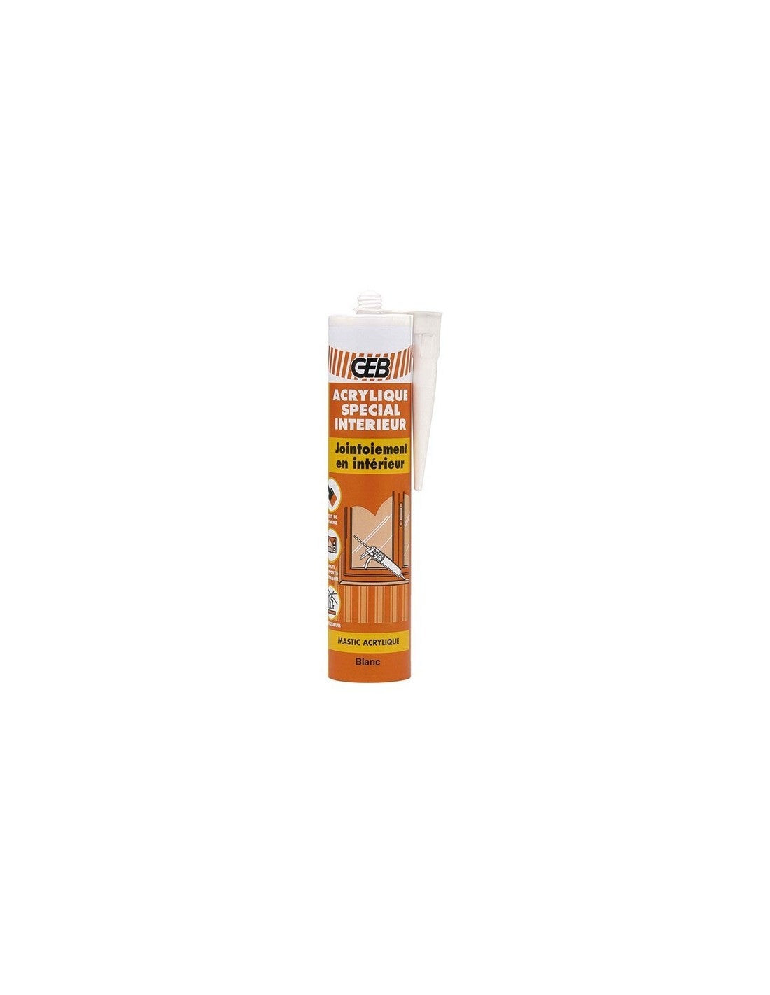 Mastic acrylique SIKA Sikaseal 107 Joint et fissure - Blanc - 300ml -  Espace Bricolage