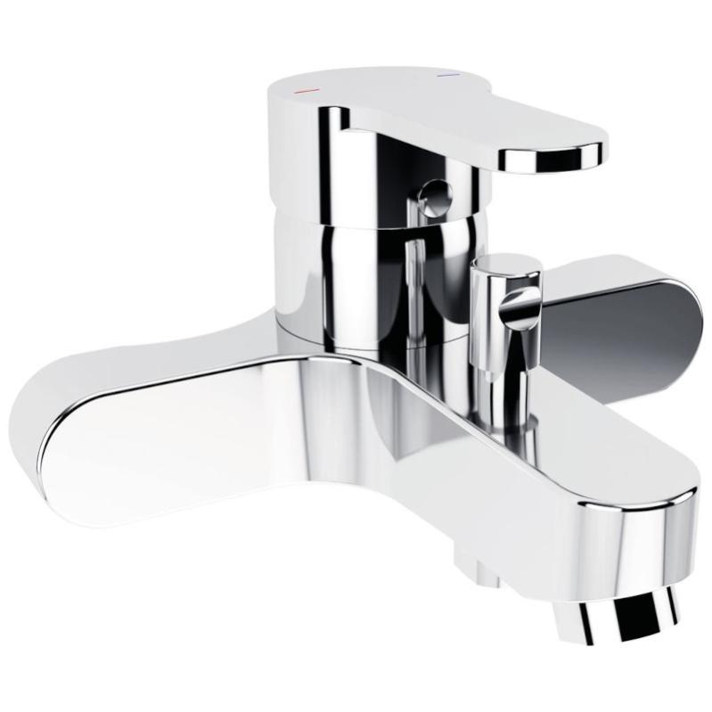 Mitigeur bain-douche mural Olyos Porcher - Sans raccords - Chrome