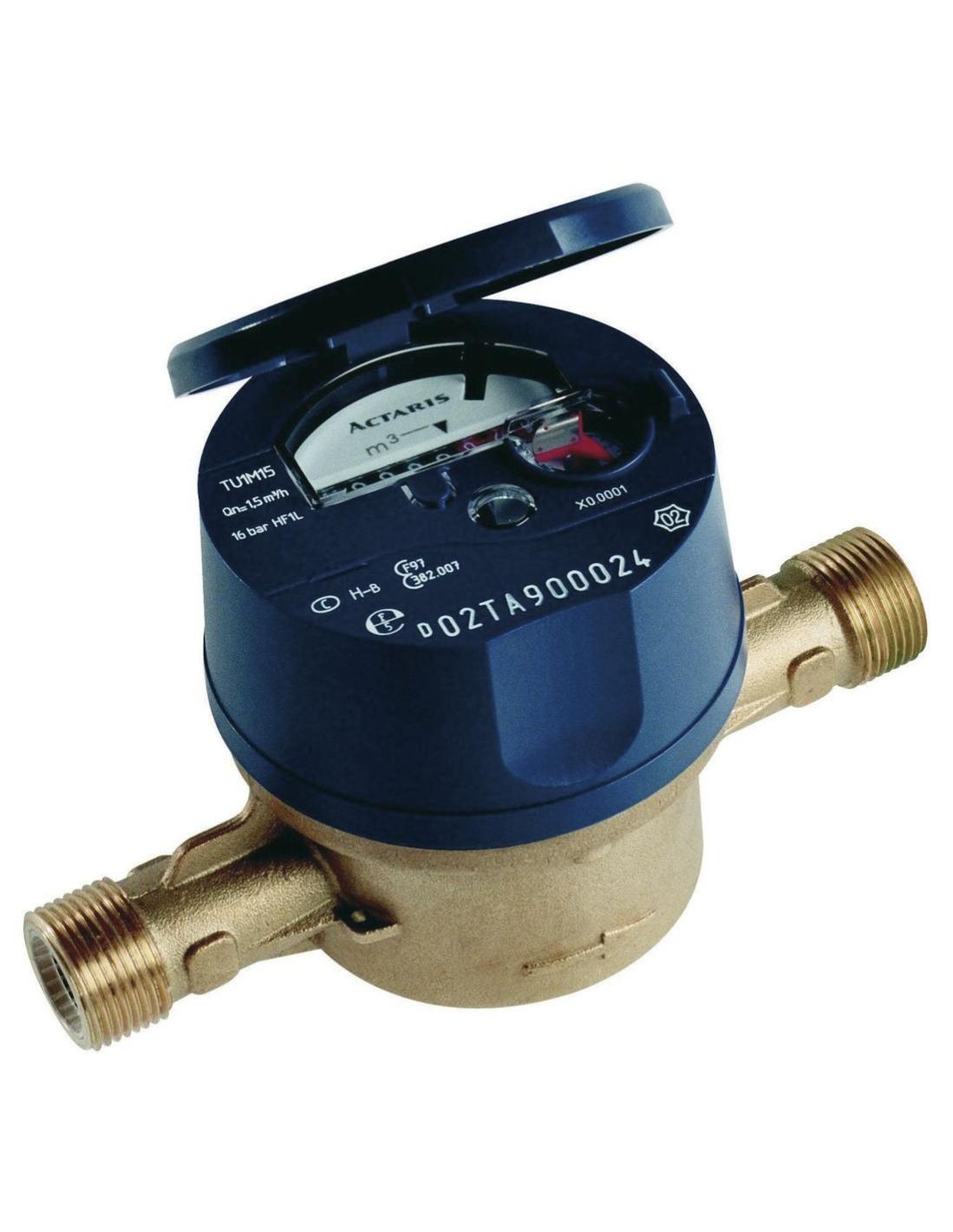 Compteur d'eau divisionaire FLODIS Ø32 40/49 260mm FLODIS32E - ITRON - FL032EM260_00TS_GR