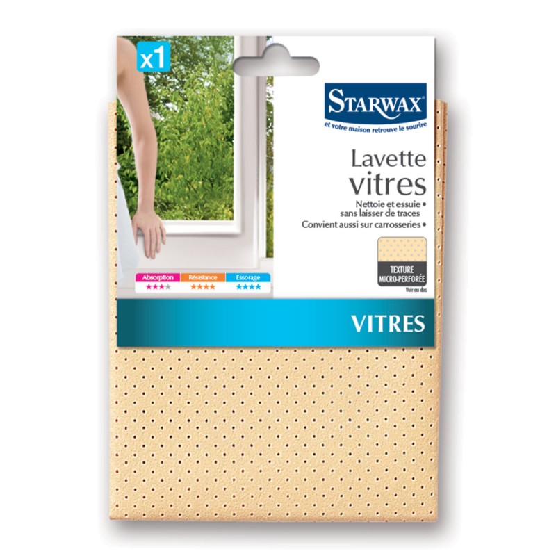 Lavettes spécial vitres