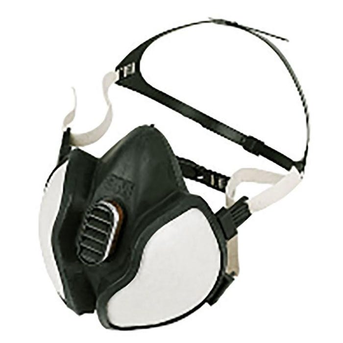 Demi-masque jetable à filtres intégrés 4255+ A2P3R vapeurs organiques - 3M - 4255+ 3