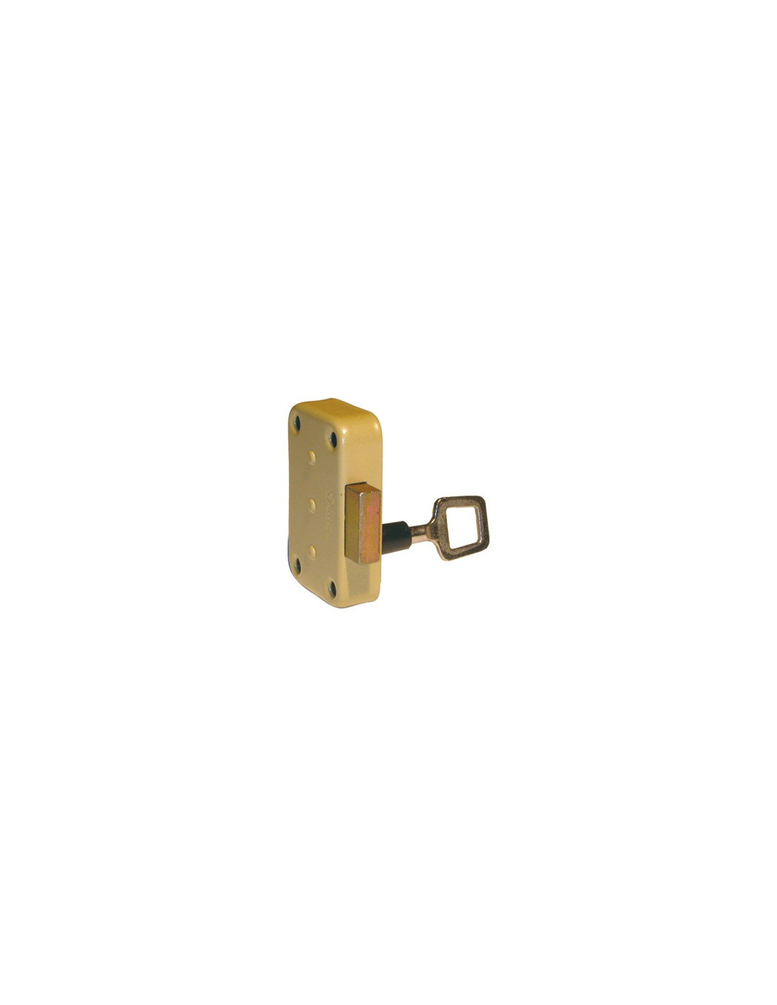 Serrure de sureté 3 gorges pour boîtes aux lettres droite