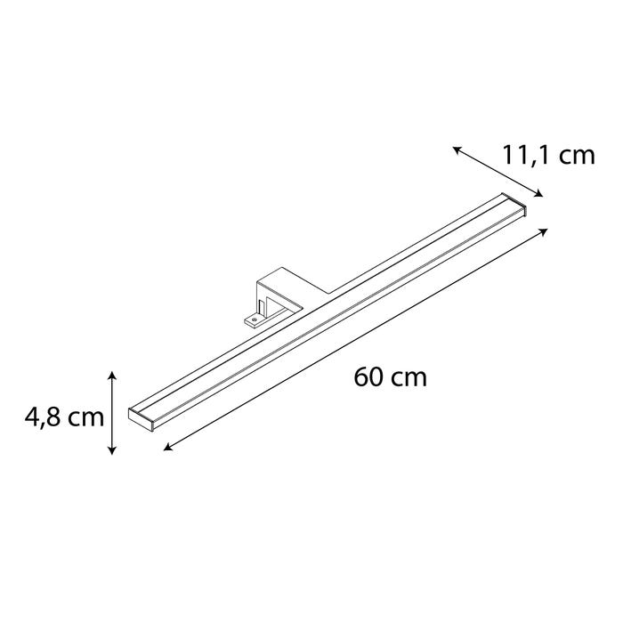 Applique LED pour salle de bain AZURO 6W - blanc mat 2