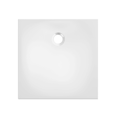 JACOB DELAFON Receveur 80 x 80 Brive à poser acrylique carré blanc 1