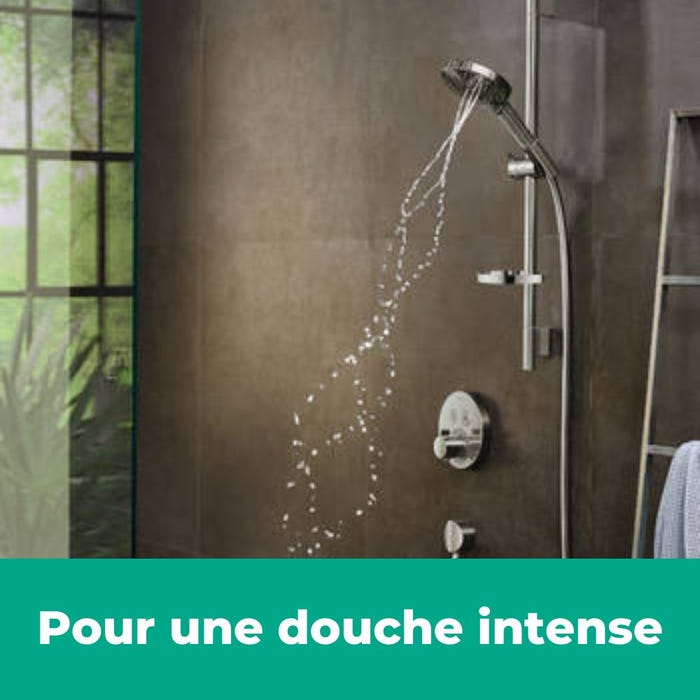 Lot robinet douche encastré thermostatique HANSGROHE ShowerSelect S + Douche de tête Raindance S 240 Design rond 2