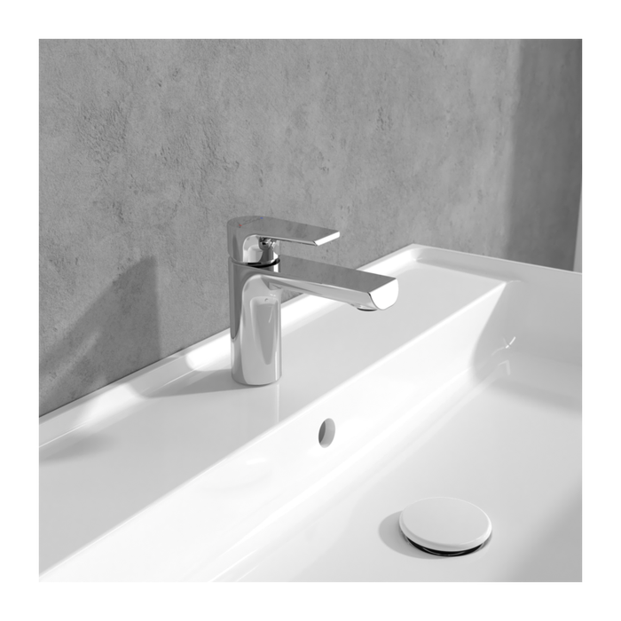 Villeroy & Boch Liberty Mitigeur monocommande de lavabo, Avec vidage, Chrome (TVW10700100061) 1