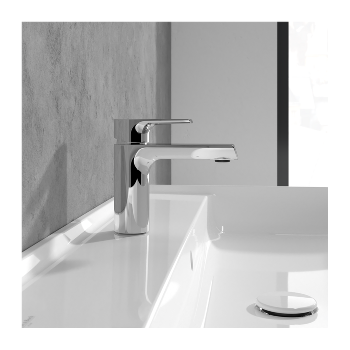 Villeroy & Boch Liberty Mitigeur monocommande de lavabo, Avec vidage, Chrome (TVW10700100061) 2