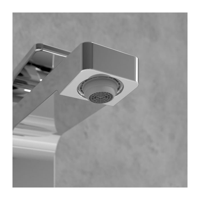 Villeroy & Boch Architectura Square Mitigeur Monocommande de lavabo, Chrome (TVW12500400061) 2