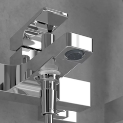Villeroy & Boch Architectura Square Mitigeur Monocommande pour baignoire, Chrome (TVT12500100061) 3